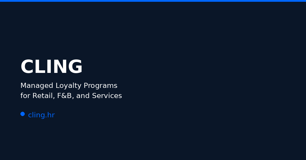 Cling Range CLING — Managed Loyalty Programs